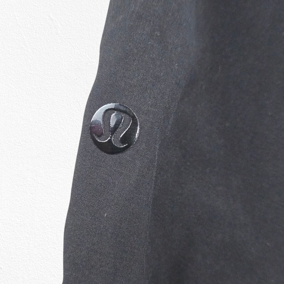 Lululemon Dance Studio Crop Wrap Waist Black Pants Size 6 Dual Waistband 2010s - Picture 7 of 11